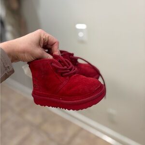 UGG Kids Vibrant Red Boots